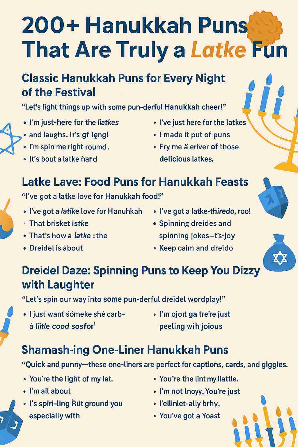 Hanukkah Puns