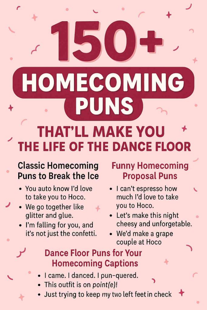 Homecoming Puns