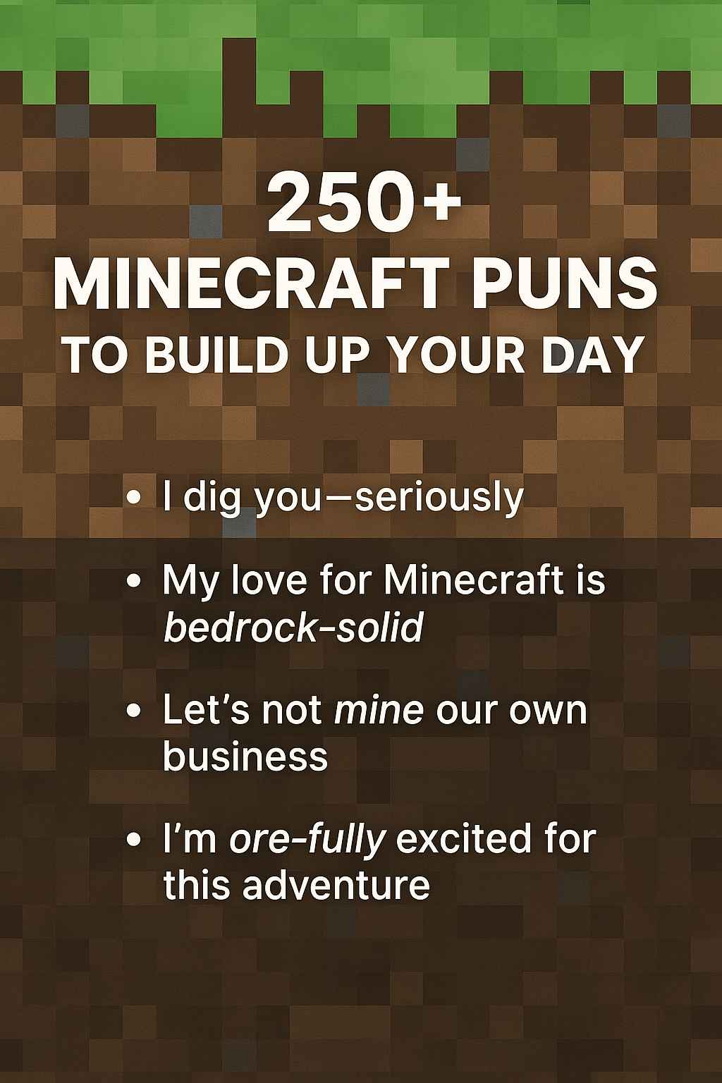 Minecraft Puns