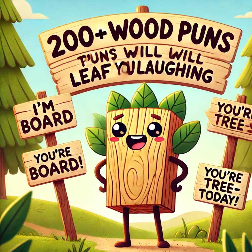 200 Wood Puns Wood Jokes That Really Land