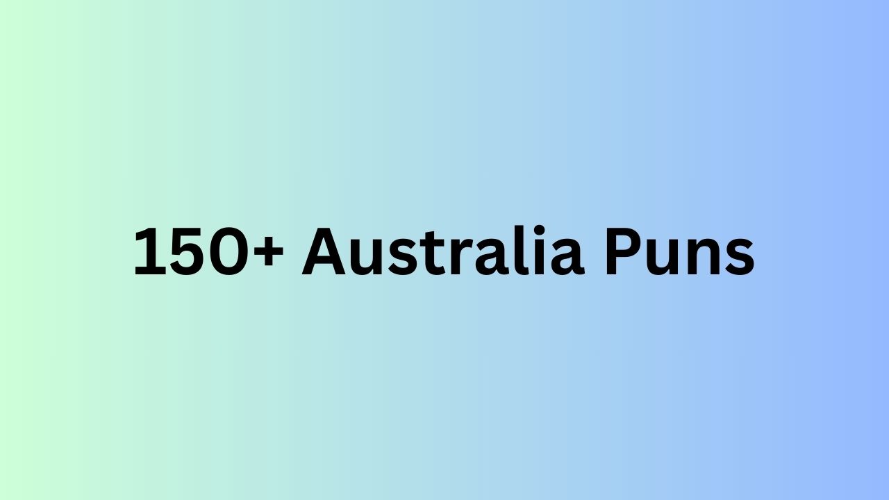 Australia Puns