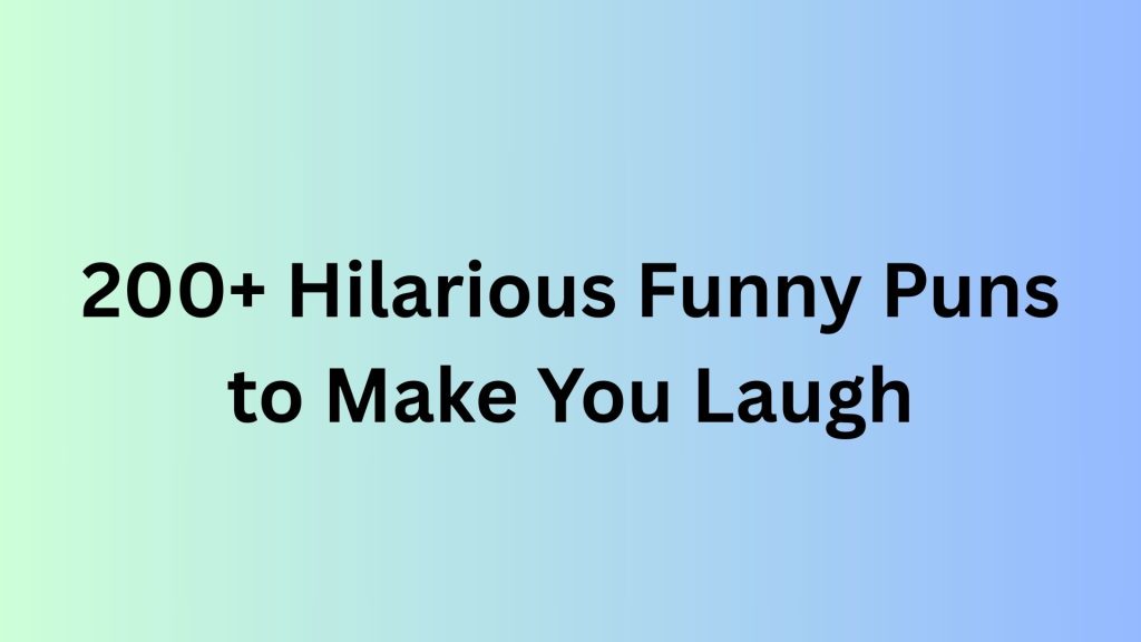 Funny Puns