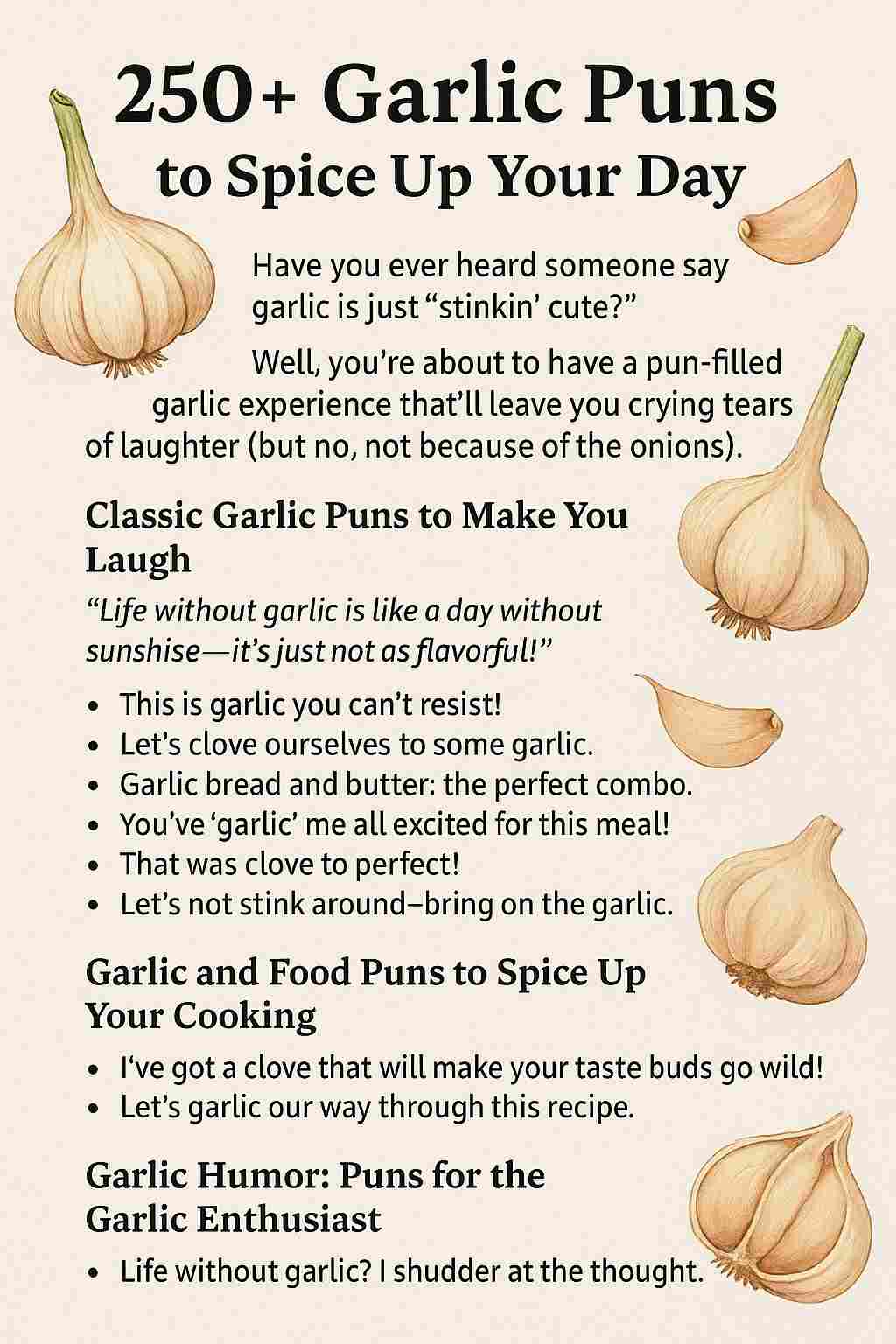 Garlic Puns