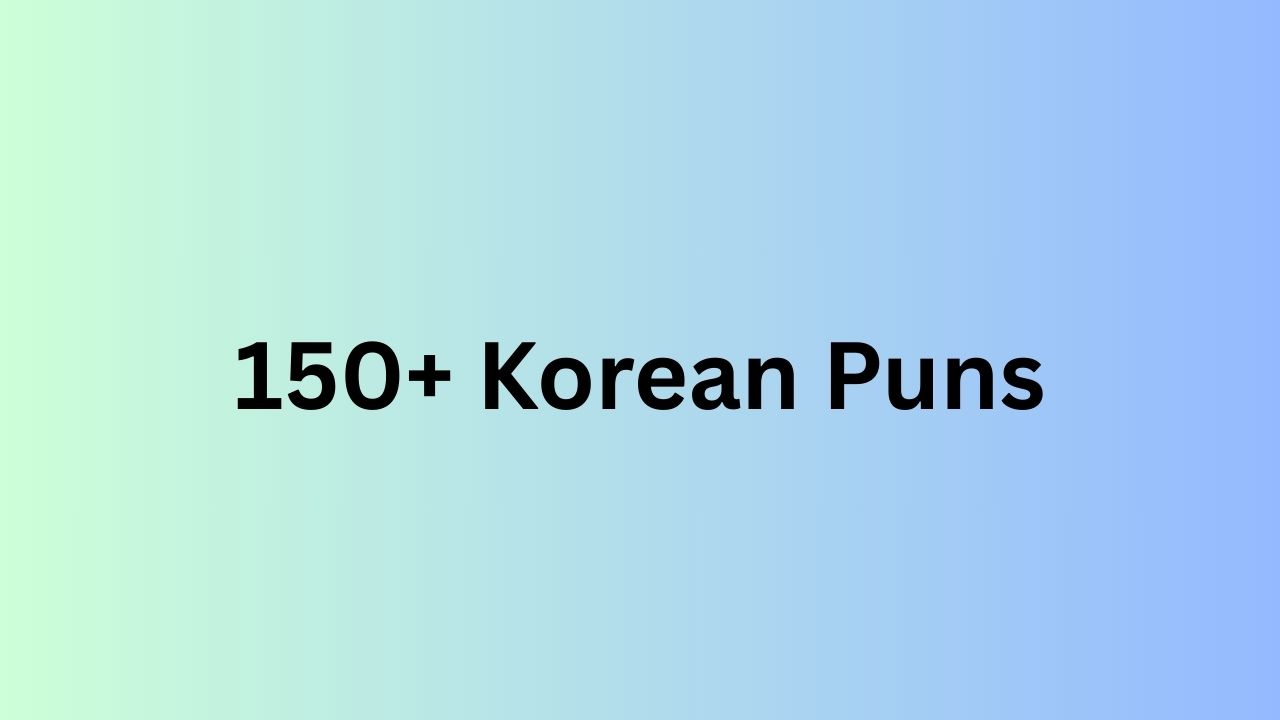 Korean Puns