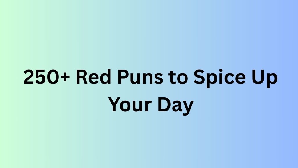 Red Puns
