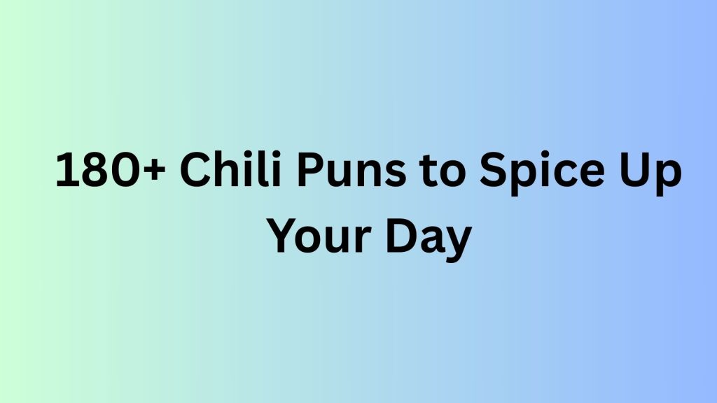 Chili Puns