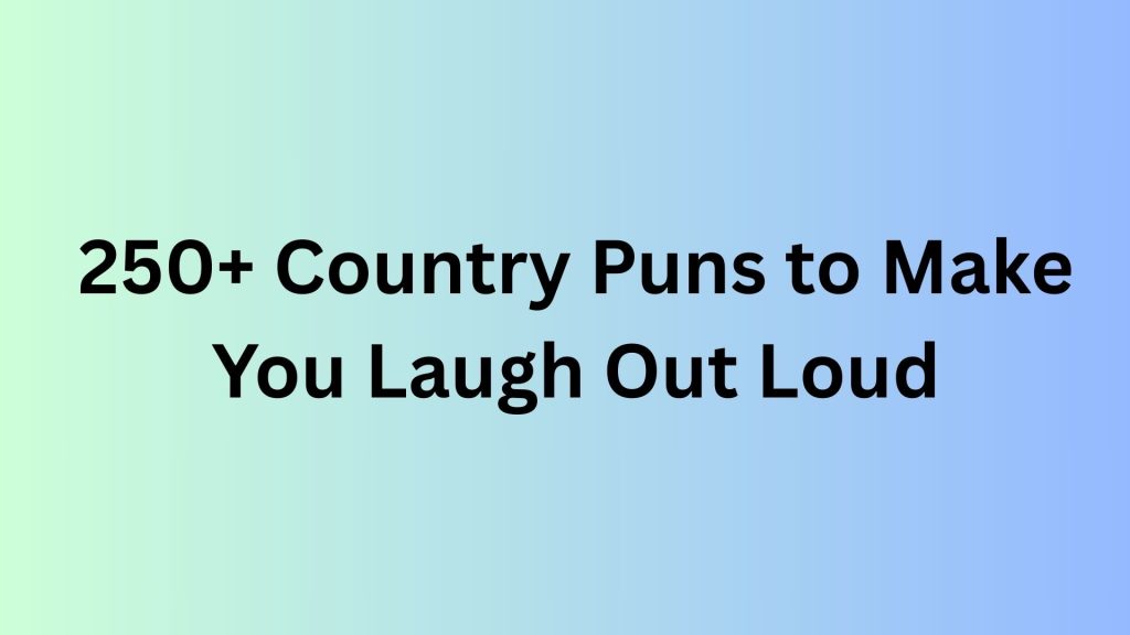 Country Puns
