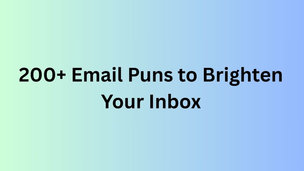 Email Puns