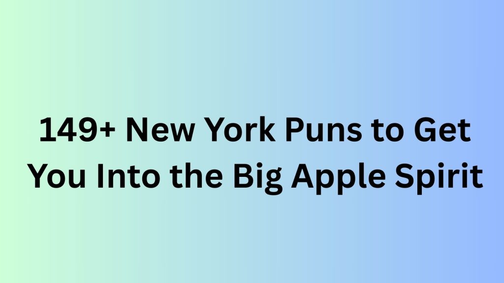 New York Puns