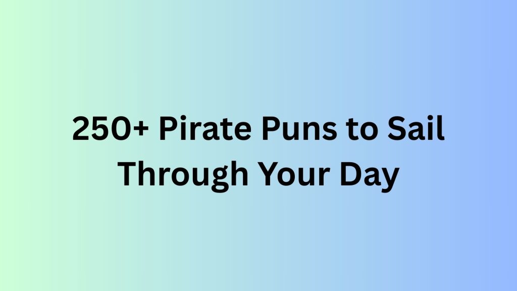Pirate Puns