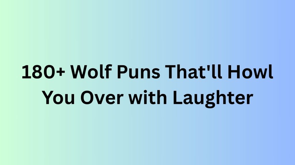 Wolf Puns