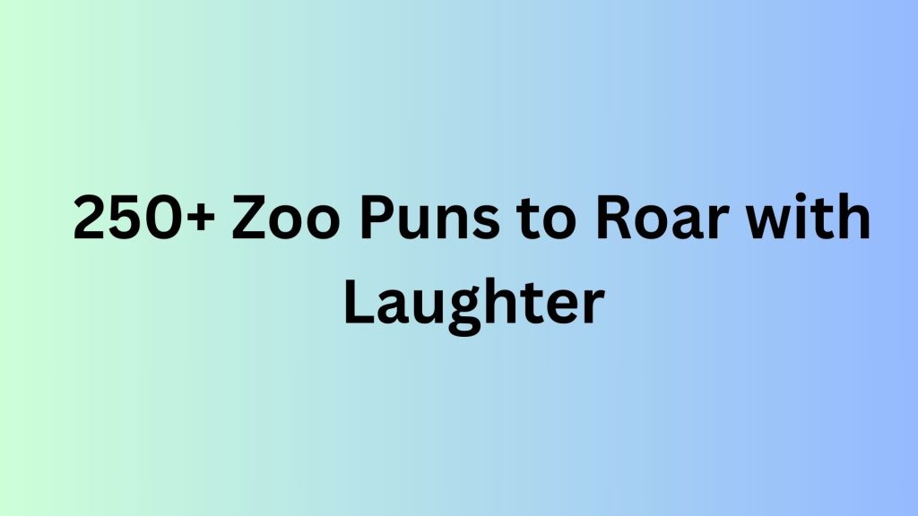 Zoo Puns